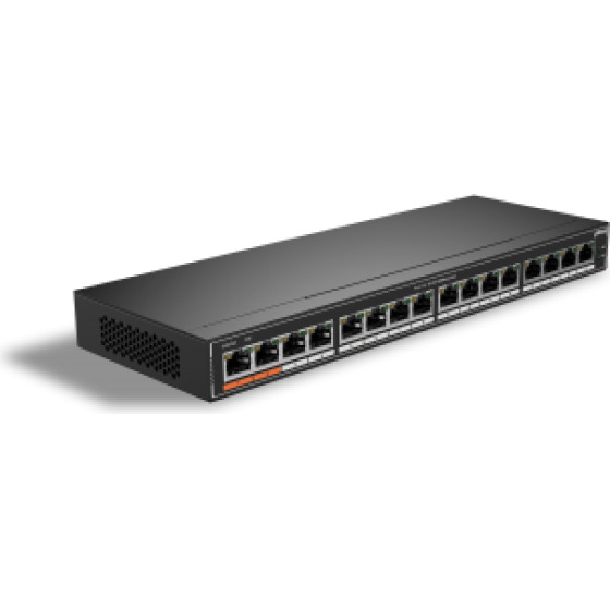 Dahua 16-Port Unmanaged Gigabit Poe Swit - (DH-SG1016P)