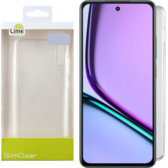 Lime Successories Lime ���� Realme C67 4G 6.72'' Slimclear Tpu Full Camera Protection �������