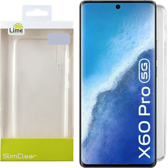 Lime Successories Lime ���� Vivo X60 Pro 5G 6.56'' Slimclear Tpu Full Camera Protection �������