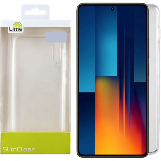 Lime Successories Lime ���� Xiaomi Poco M6 Pro 4G 6.67'' Slimclear Tpu Full Camera Protection �������