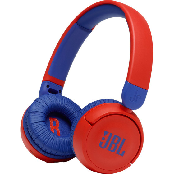 JBL JR310BT, On-Ear Headphones For Kids, Wireless (Red) - (JBLJR310BTRED)