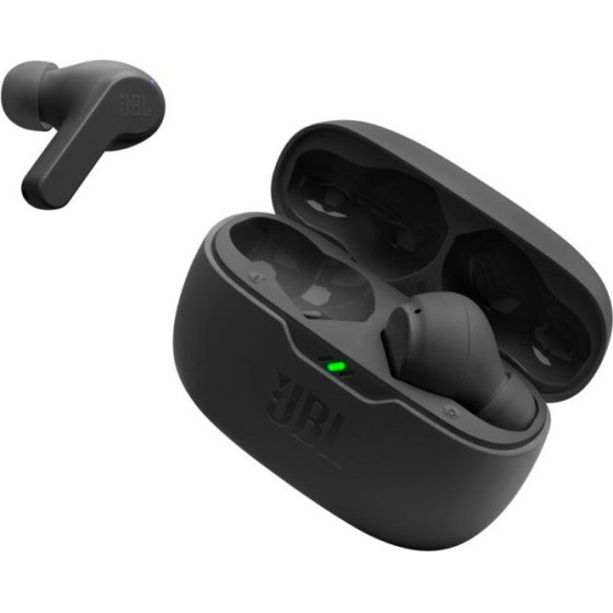 JBL Wave Beam, True Wireless In-Ear Headphones, IP54, Touch, (Black) - (JBLWBEAMBLK)