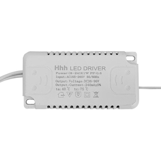 Led Driver 8-24W, 1.7x3.6x7.1cm - (SPHLL-DRIVER-008)