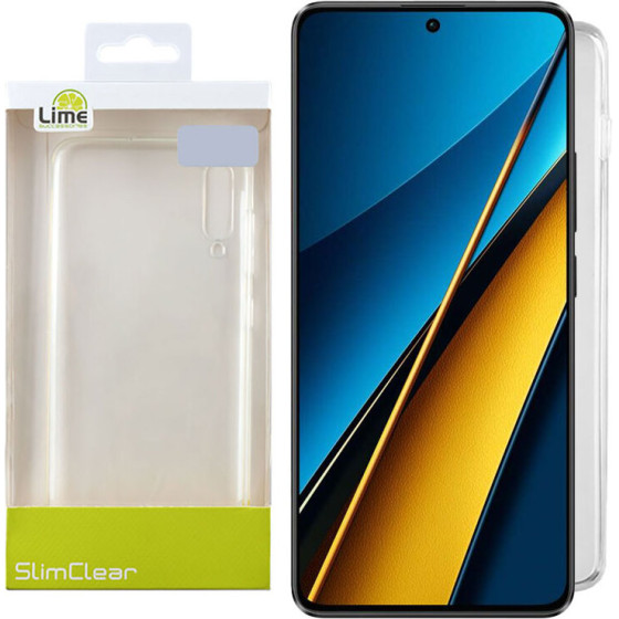 Lime Successories Lime ���� Xiaomi Poco X6 5G 6.67'' Slimclear Tpu Camera Guard �������
