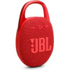 JBL Bluetooth Speaker Clip 5 Water/Dust Proof IP67 Red - (JBLCLIP5RED)
