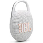 JBL Bluetooth Speaker Clip 5 Water/Dust Proof IP67 White - (JBLCLIP5WHT)