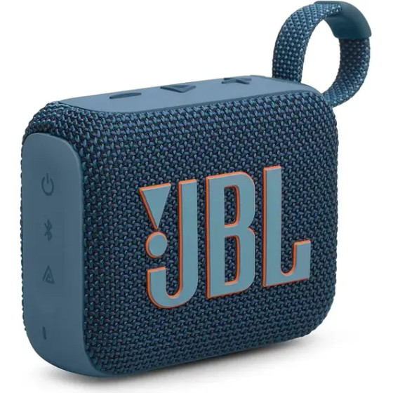 JBL Bluetooth Speaker GO4 Water/Dust Proof IP67 Blue - (JBLGO4BLU)