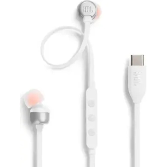 JBL Headphones Tune 310C White - (JBLT310CWHT)