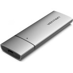 Vention M.2 Nvme Ssd Enclosure (Usb 3.1 Gen 2-C) Gray Aluminum Alloy Type - (KPGH0)