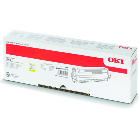 OKI Toner Yellow MC873/MC883 (10K) - (45862814)