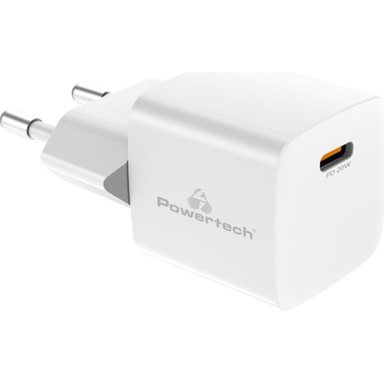 Powertech ��������� ������ USB-C, 20W, ������ - (PT-1223)