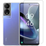 Vivid Set Gelly Case Transparent + Tempered Glass Tcl 50 5G - (VIGELLY373GLASSTN)