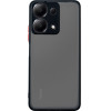 Lime ���� Xiaomi Redmi Note 13 4G 6.67'' Hardshell Fusion Full Camera Protection Black With Red KEYS