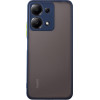 Lime ���� Xiaomi Redmi Note 13 4G 6.67'' Hardshell Fusion Full Camera Protection Blue With Yellow KEYS