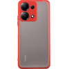 Lime ���� Xiaomi Redmi Note 13 4G 6.67'' Hardshell Fusion Full Camera Protection Red With Black KEYS