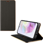 Idol 1991 ���� Samsung A35 5G A356 6.6'' Elite Pro ANTI-Rfid Book Stand BLACK - (5205308360237)