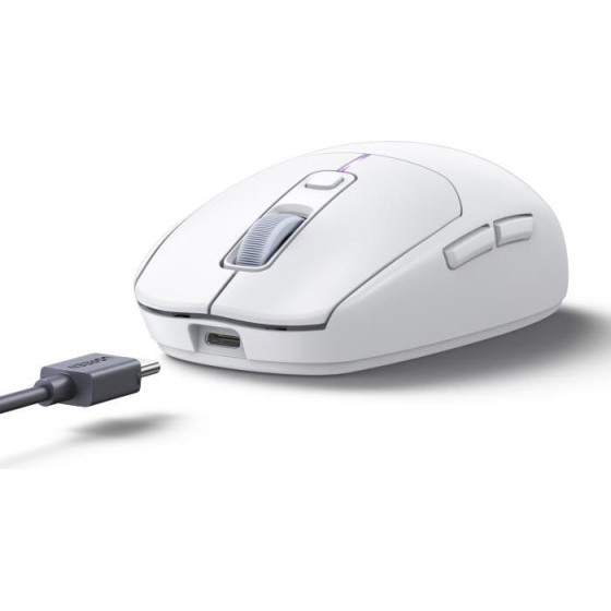 Ugreen Mouse Wireless 2.4 Ghz & Bluetooth MU103 White15629 - (MU103/15629)