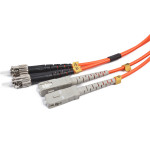 Cablexpert Multimode Duplex OM2 50/125 Fiber Optic Cable ST/Sc 1M - (CFO-STSC-OM2-1M)