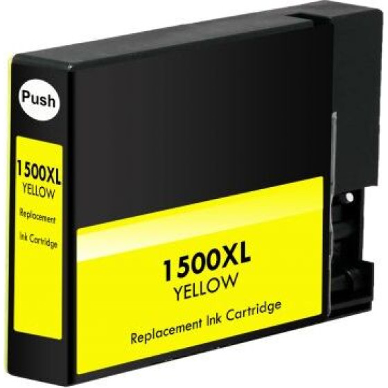Ink cartridge Yellow replaces Canon 9195B001, PGI1500XLY OEM - (PGI-1500YXL_IC)