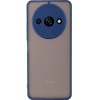 Lime Successories Lime ���� Xiaomi Redmi A3 4G 6.71'' Hardshell Fusion Full Camera Protection Blue With Yellow KEYS