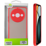Lime Successories Lime ���� Xiaomi Redmi A3 4G 6.71'' Hardshell Fusion Full Camera Protection Red With Black KEYS