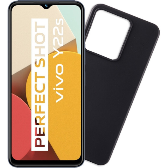 Volte-Tel ���� Vivo Y22s 6.55'' Silicon Tpu Camera Guard BLACK