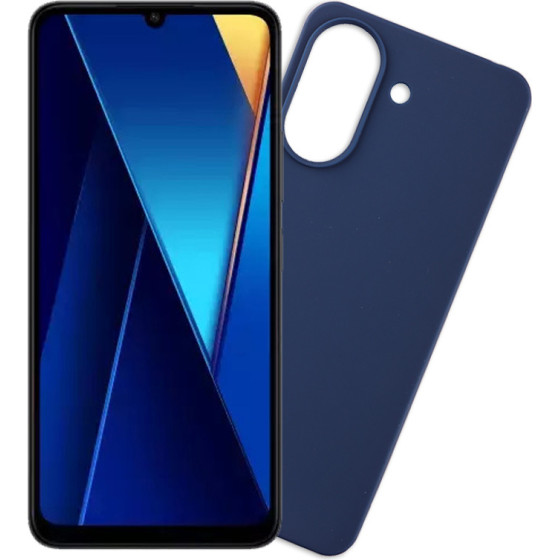 Volte-Tel ���� Xiaomi Poco C65 6.74'' Silicon Tpu Camera Guard BLUE
