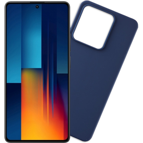 Volte-Tel ���� Xiaomi Poco M6 Pro 4G 6.67'' Silicon Tpu Camera Guard BLUE