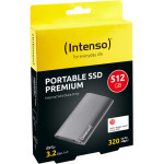 Intenso Premium Edition Usb 3.2 ���������� Ssd 512GB 1.8'' ������� - (3823450)