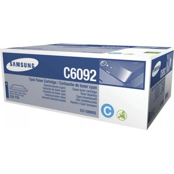 Samsung-HP Toner Color Laser CLT-C6092S,Els Cyan 7K Pgs - (SU082A)