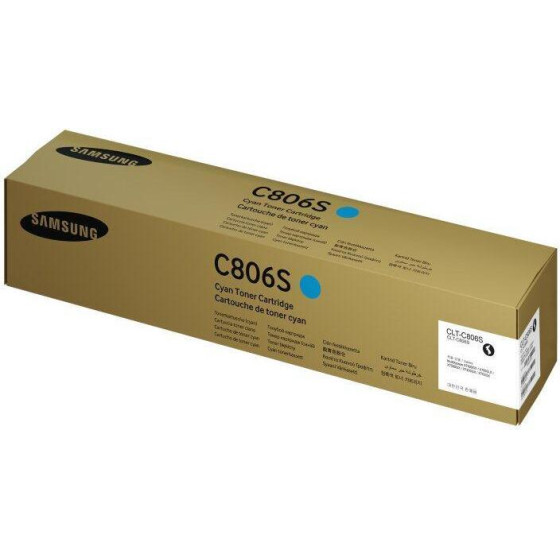 Samsung-HP Toner Color Laser CLT-C806S,Els Cyan - 30k Pgs - (SS553A)