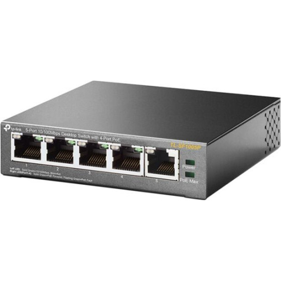 TP-Link Switch 5x Fe 4xPOE-58W - (TL-SF1005P)