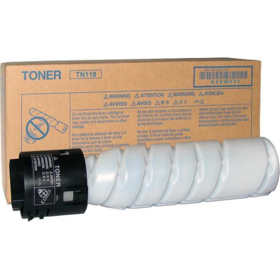 Konica-Minolta Toner Copier TN118BLack - VE=2 24K Pgs - (A3VW050)