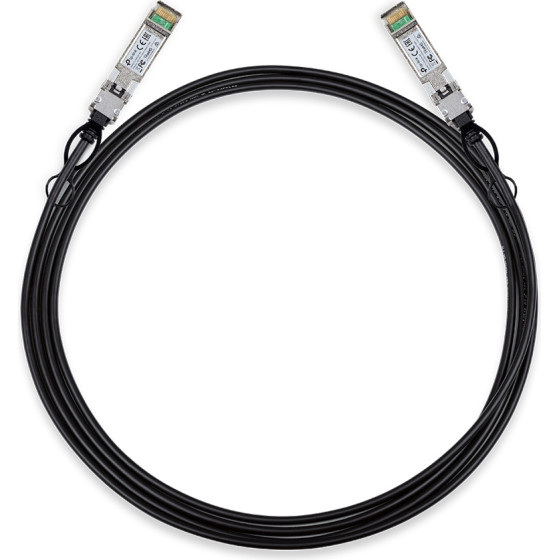 TP-Link 3M Direct Attach SFP+ Cable For 10 Gigabit Connections - (TL-SM5220-3M)