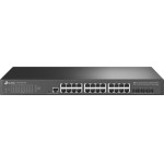 TP-Link Jetstream 24-Port Gigabit L2+ Managed Switch With 4 10GE SFP+ Slots And Ups Power Supply - (TL-SG3428X-UPS)