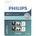 Philips Vivid Pack 32GB Usb 3.0 Stick ���� - (PHUSB32GVIVIDU3P2)