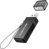 Cabletime Card Reader ��� Sd & Micro SD, USB, 5Gbps, ����� - (CT-ASD3-PB)