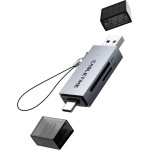 Cabletime Card Reader SD/Micro SD, USB/USB-C, 5Gbps, ���� - (CT-ACSD3-AG)