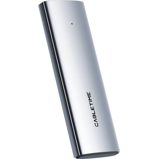 Cabletime ���� ��� M.2 NVMe/Sata Ssd Tool free, 10Gbps, ���� - (CT-SSD03-AG)