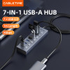 Cabletime Usb Hub 7x �����, 5Gbps, Usb �������, 1m, ���� - (CT-HUBU7-AG)