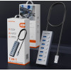 Cabletime Usb Hub 7x �����, 5Gbps, Usb �������, 1m, ���� - (CT-HUBU7-AG)
