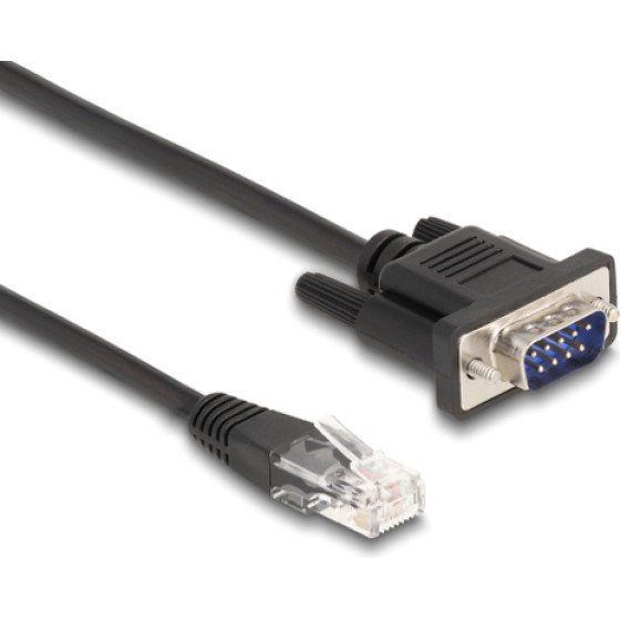 Powertech ������� Serial RS-232 �� RJ45 30cm, ����� - (CAB-G040)
