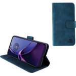 Lime Successories Lime ���� Motorola Moto G84 5G 6.5'' Essential Magnet Book Stand Clip Dark BLUE