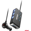 AMiO ���������� 12/24V 200W 5V �� ��� �������� ��� ��������� �� 3 �������� ��� ��������+3xUSB-C+USB-C - 1 ���. - (03781)