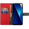 Volte-Tel ���� Xiaomi Poco C65 6.74'' Allure Magnet Book Stand Clip RED - (5205308362491)
