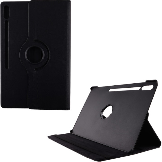 Volte-Tel ���� Samsung X910 Tab S9 ULTRA/X916 Tab S9 Ultra 5G 14.6'' Leather Book Rotating Stand BLACK - (5205308360442)