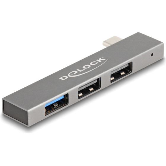 DeLock Usb Hub 3x �����, 10Gbps, USB-C �������, ���� - (64274)