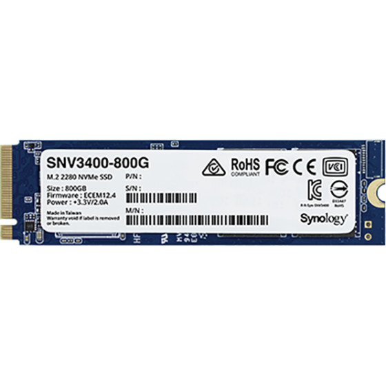 Synology SNV3410-800G, (For Nas w/built-In M.2 slots) - (SNV3410-0800G)