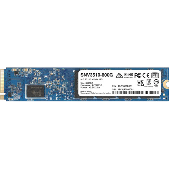 Synology SNV3510-800G, (For Nas w/M2D20 Host adapter) - (SNV3510-0800G)