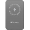 Verbatim Charge 'n' Go Magnetic Wireless Power Bank 5000 Mah Grey - (032244)